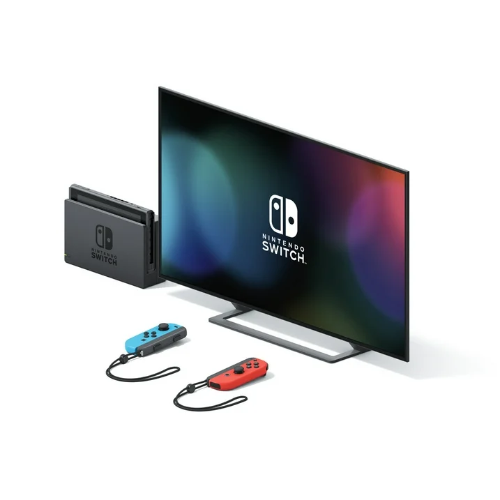 Nintendo Switch - OLED Model with Neon Red & Neon Blue Joy-Con - Image 3